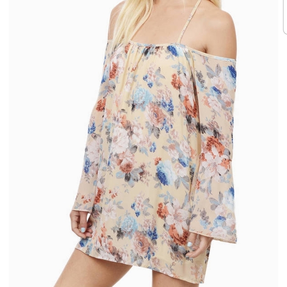Tobi Spring Fling Mini Cold Shoulder Dress - Picture 3 of 4